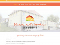 jugendhaus-maximilian-kolbe.de Webseite Vorschau