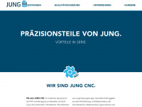 jung-cnc.com Webseite Vorschau