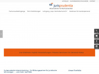 jurisprudentia.info Webseite Vorschau