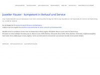 juwelier-hauser.de Webseite Vorschau