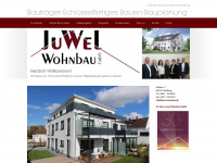 juwel-wohnbau.de Webseite Vorschau