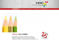 hoc-werbung.de Webseite Vorschau