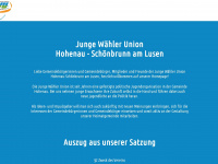 jwu-hohenau.de Webseite Vorschau