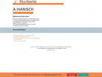 ahanisch.de Webseite Vorschau