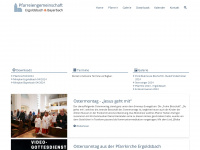 pfarrei.ergoldsbach.net Webseite Vorschau