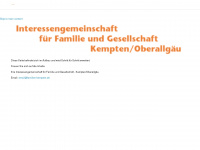 familien-kempten.de Webseite Vorschau