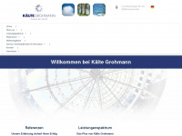 kaeltegrohmann.de Webseite Vorschau