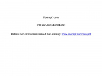 kaempf.com Webseite Vorschau