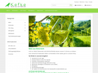 kafka-wein.de Webseite Vorschau