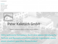 kaletsch-gmbh.de Webseite Vorschau