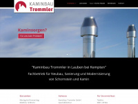 kaminbau-trommler.de Webseite Vorschau