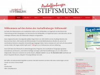 stiftsmusik.de Webseite Vorschau