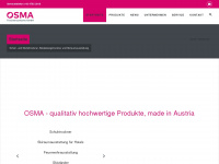 osma.at Webseite Vorschau