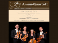 amun-quartett.de Webseite Vorschau