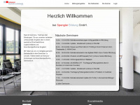 spengler-bildung.de Webseite Vorschau