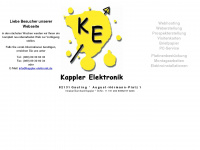 kappler-elektronik.de Webseite Vorschau