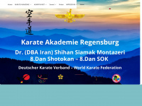 karate-akademie.de Webseite Vorschau