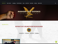 modern-self-defence.com Webseite Vorschau