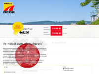 heizoelpreise.de Webseite Vorschau