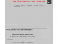 karl-raedisch.de Webseite Vorschau