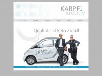 karpf-kreativ.de Webseite Vorschau