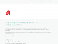 kastanien-apotheke.com Webseite Vorschau