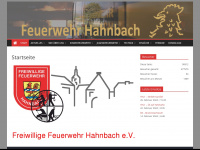 feuerwehr-hahnbach.de Webseite Vorschau