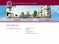 kd-immobilien-service.de Webseite Vorschau