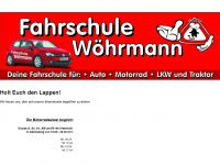 fahrschule-woehrmann.de Webseite Vorschau