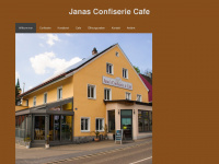 janas-confiserie-cafe.de Webseite Vorschau
