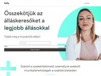 kellyservices.hu Webseite Vorschau