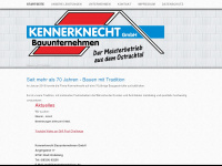 kennerknecht-bau.de Webseite Vorschau