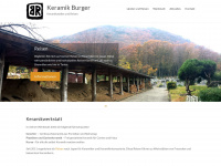 keramik-burger.de Webseite Vorschau