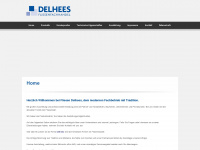 delhees.de Webseite Vorschau