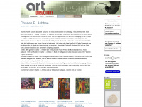 charles-robert-ashbee.de Webseite Vorschau