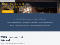 kfz-kuenzel.de Webseite Vorschau