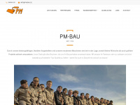 pm-bau.eu Webseite Vorschau