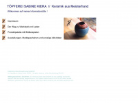 kiera-keramik.de Webseite Vorschau