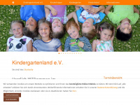 kindergartenland.de Webseite Vorschau