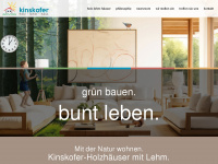 kinskofer-holzhaus.de Webseite Vorschau