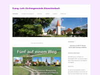 kirche-altensittenbach.de Webseite Vorschau