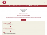 kirchebaeck.de Webseite Vorschau