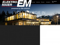 elektro-maier.com Webseite Vorschau