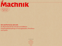 machnik.at Webseite Vorschau