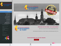 klafschinski.de Webseite Vorschau