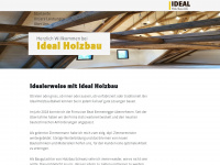 ideal-holzbau.ch Webseite Vorschau