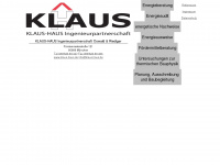 klaus-haus.de Webseite Vorschau