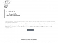kleidermann.de Webseite Vorschau