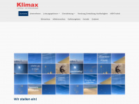 klimax-klimaanlagen.de Webseite Vorschau