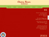 clowns-nasen.de Webseite Vorschau